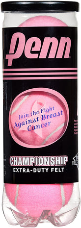 Penn Pink Championship Extra Duty Tennis Ball Can Tennis Balls