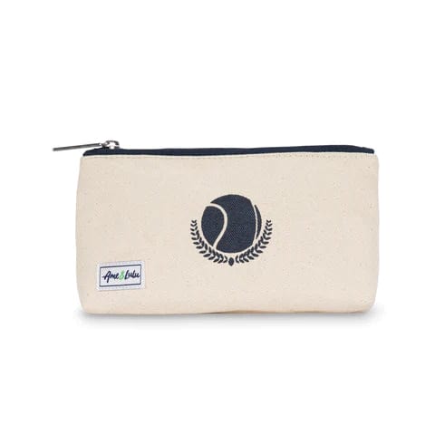 Ame & LuLu Canvas Brush It Off Cosmetic Case Tennis Bags