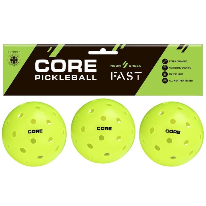 CORE Pickleball Outdoor (3x) Pickleballs