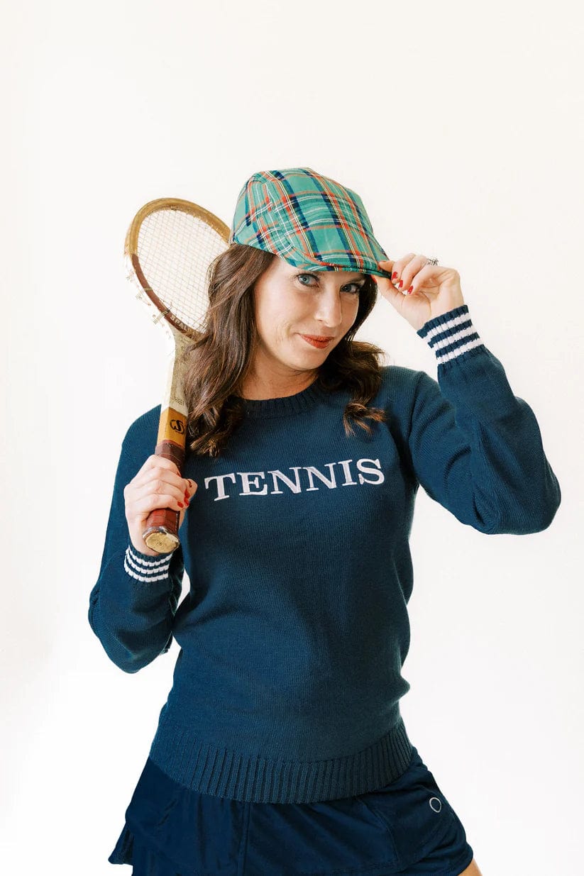 Bubble Women's Knit Tennis Sweater Women's Clothing