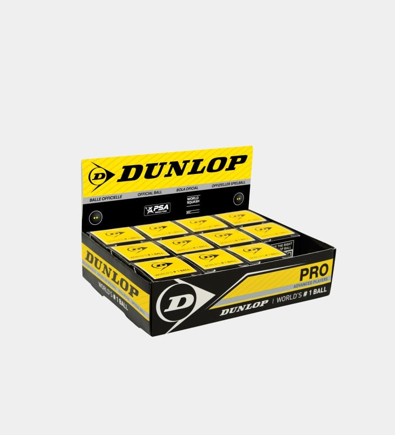 Dunlop "Double Yellow Dot" N-1STR Squash Balls ($5.29 For a Single) Squash Balls