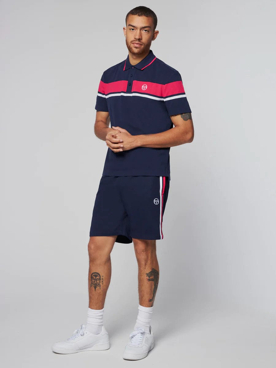 Men's Sergio Tacchini Damarindo Tennis Polo Shirt Men's Clothing