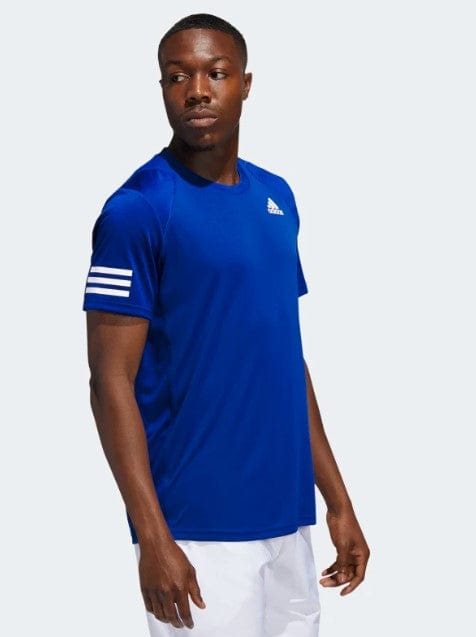 Adidas Club Tennis 3-Stripes T-Shirt - Blue