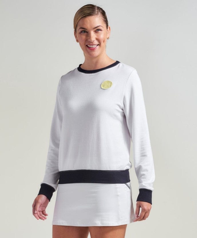 L'Oeuf Poché Women's Tennis Ball Sweatshirt Women's Clothing