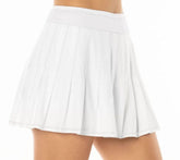 Lucky In Love Womens Long Retro Pleated Tennis Skirt Women's Clothing