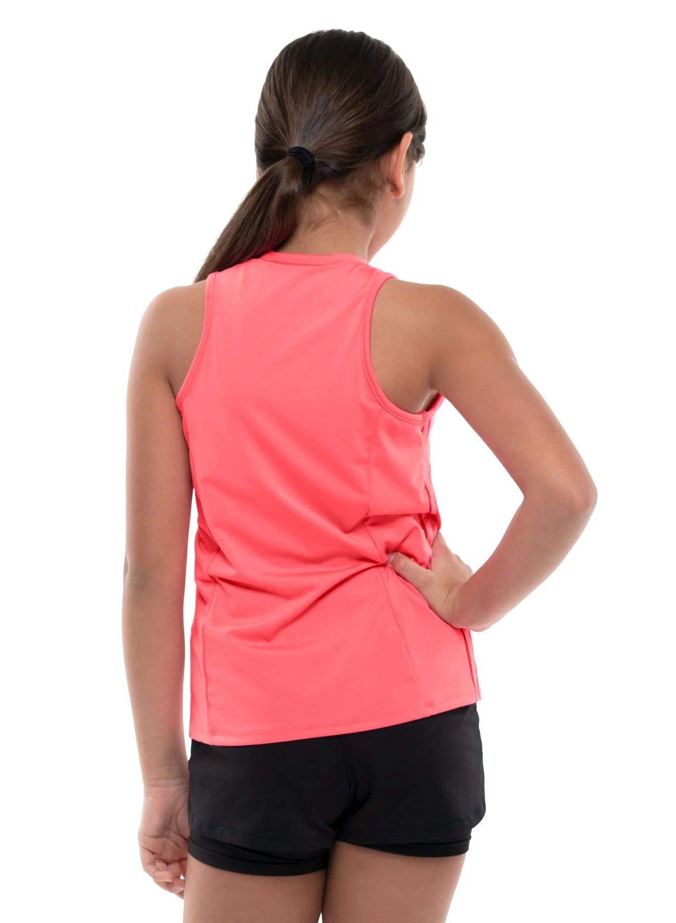 Lucky In Love Juniors V-Neck Cutout Tennis Tank Top Junior Clothing