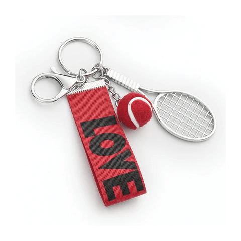 Racquet Inc. Tennis Racquet Keychain - Courtside Tennis