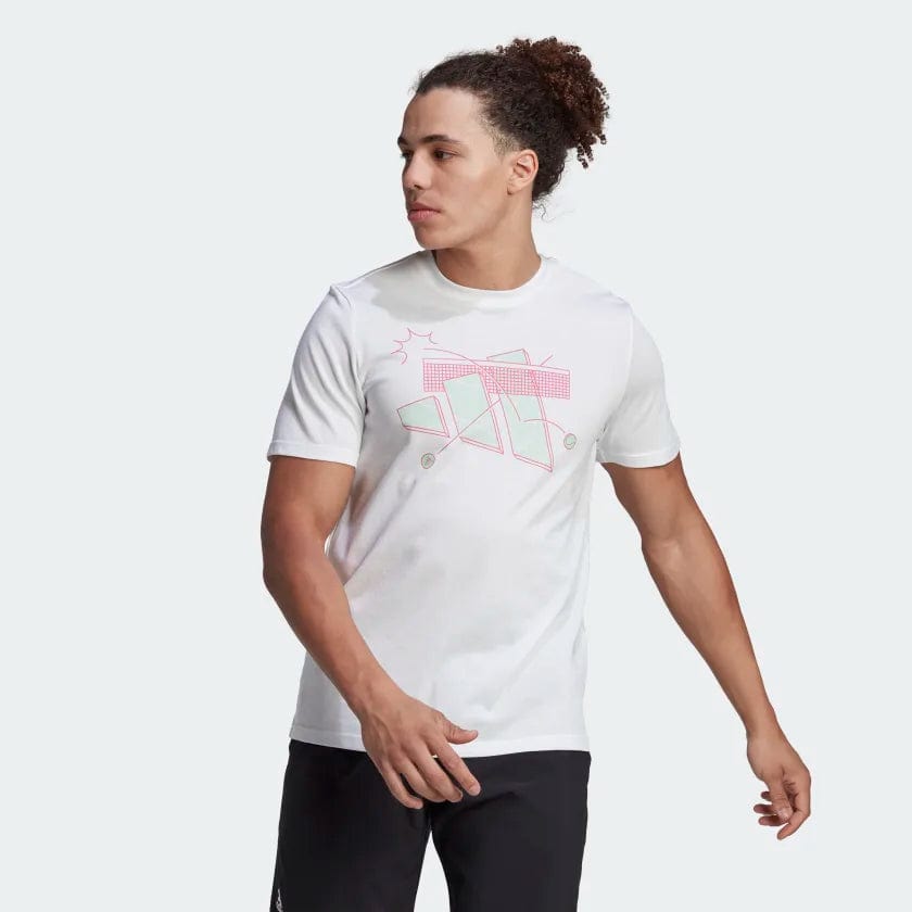 Adidas Men s Aeroready Tennis Graphic T Shirt