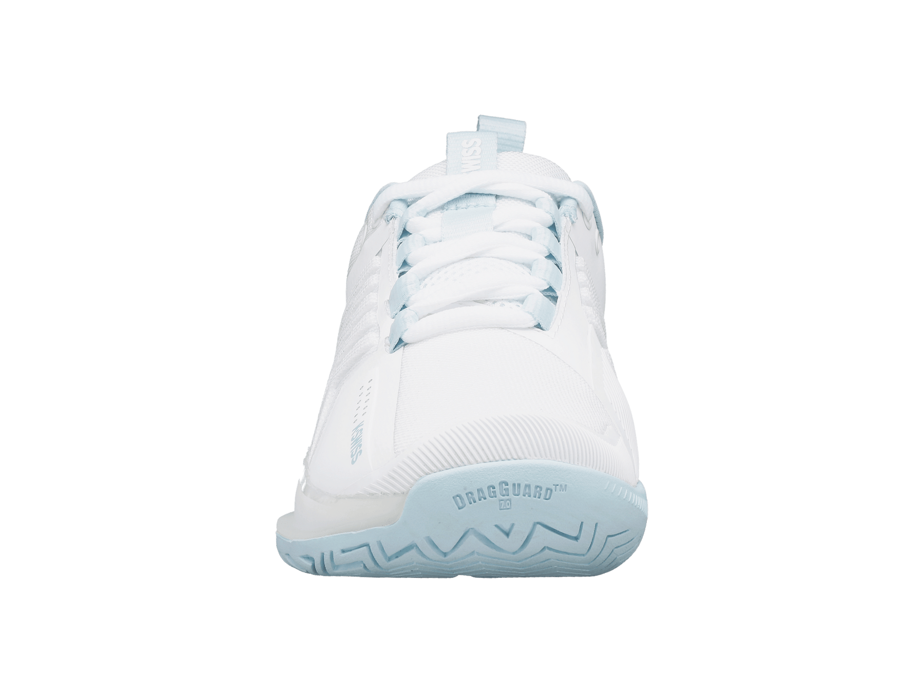 Women's K Swiss Ultrashot 3 Tennis Shoe - White - Front View