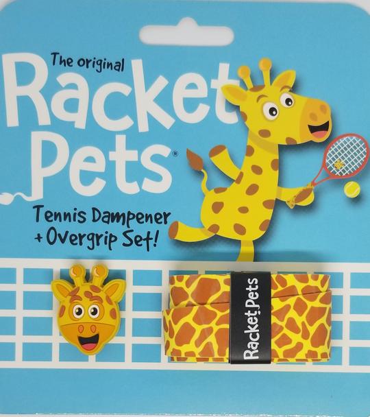 Racket Pets Giraffe Overgrip & Dampener Set Tennis Overgrip