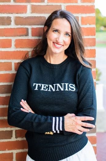 Bubble Women's Knit Tennis Sweater Women's Clothing