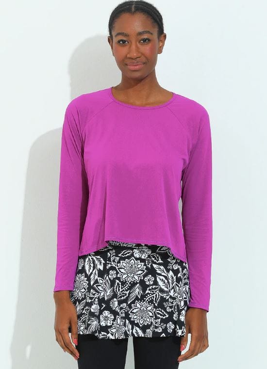 Dona Jo Women's Move Tennis Long Sleeve Shirt Women's Clothing
