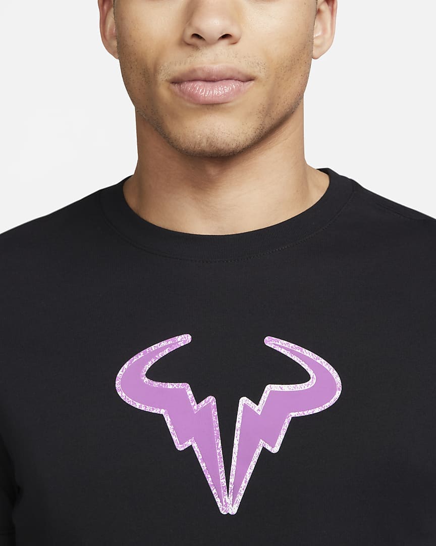 Men's Nike Dri-Fit Rafa Court Tennis Tee Shirt Men's Clothing