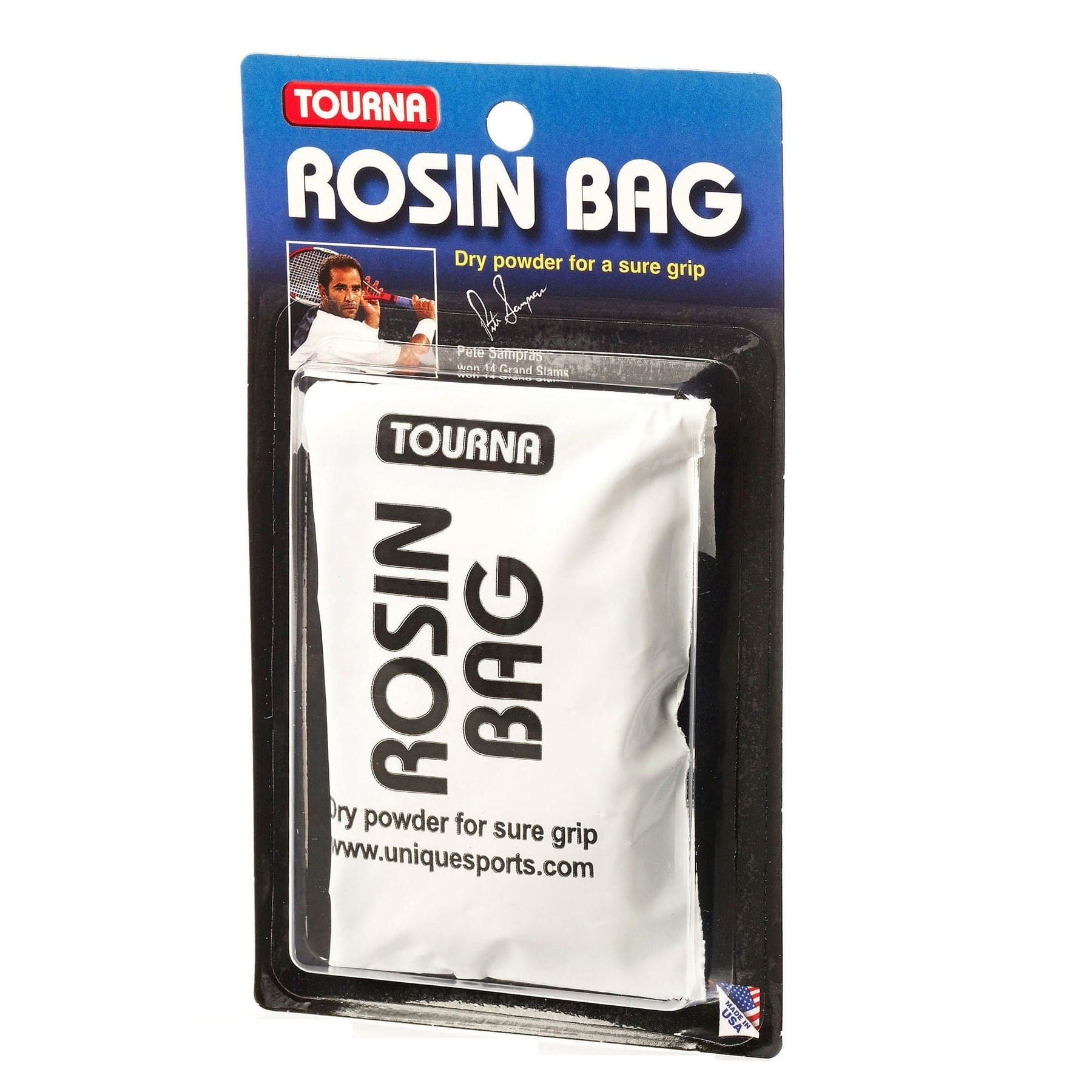 Tourna Rosin Bag - Dry Powder for Sure Grip Grip Enhancer