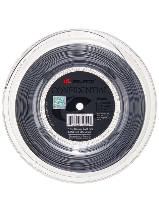 Solinco Confidential Tennis String - Reel Tennis String Reels