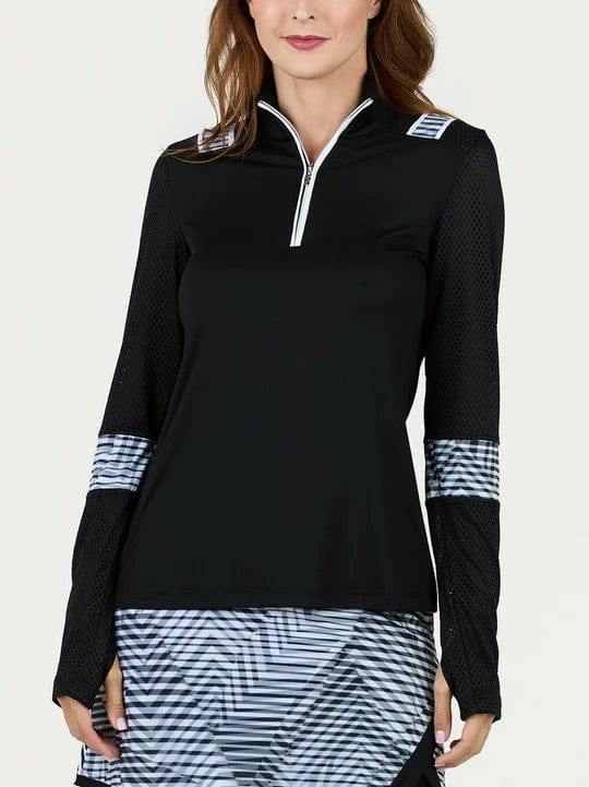 Women's Sofibella Mysterious 1/4 Zip Top Women's Clothing
