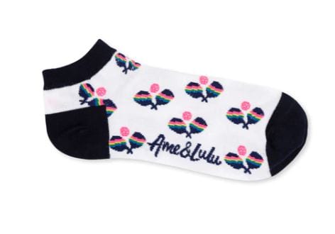 Ame & Lulu Meet Your Match Socks - Courtside Tennis