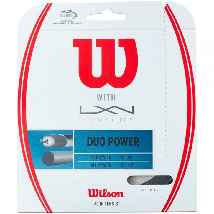 Wilson with Luxilon Duo Power Tennis String Set