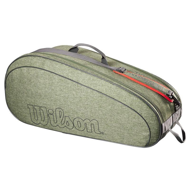 Wilson Team Tennis 6 Pack Bag- Heather green and Stone