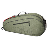 Wilson Team 3 Pack Tennis Racquet Bag Heather Green