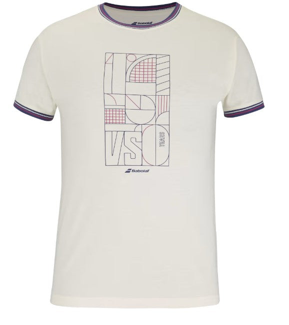 Men's Babolat Cotton Tee 150 Years Men's Clothing 
