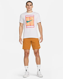 Nike Tennis Court Design Dri-Fit Shirt Men's Clothing 