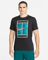 Nike Tennis Court Design Dri-Fit Shirt Men's Clothing 