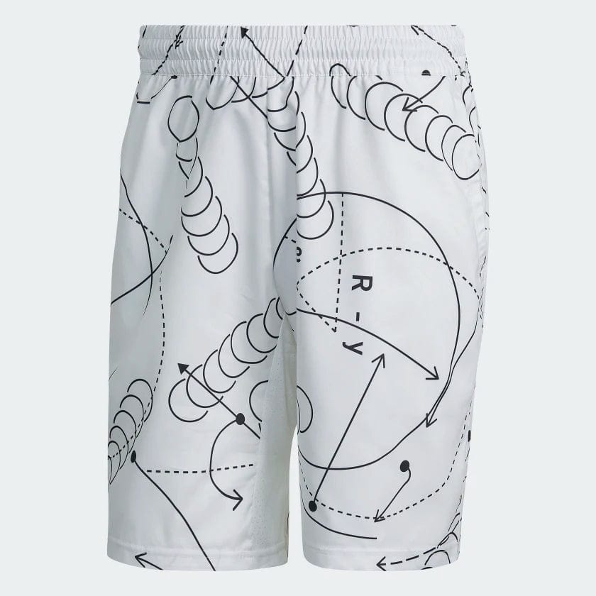 Men's Adidas Club Graphic Tennis Shorts Men's Clothing 