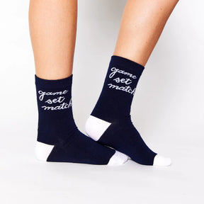 Ame & Lulu Love Stitched Crew Socks