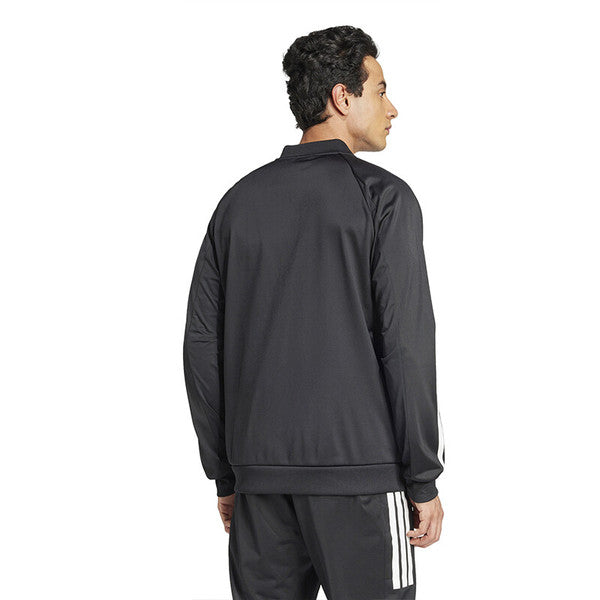 Men's Adidas Club 3 Stripes Knit Jacket Men's Clothing 