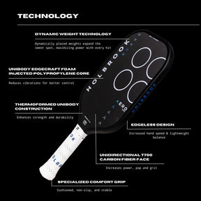 Holbrook Pro Aero X (Hybrid) Pickleball Paddle Pickleball Paddles 