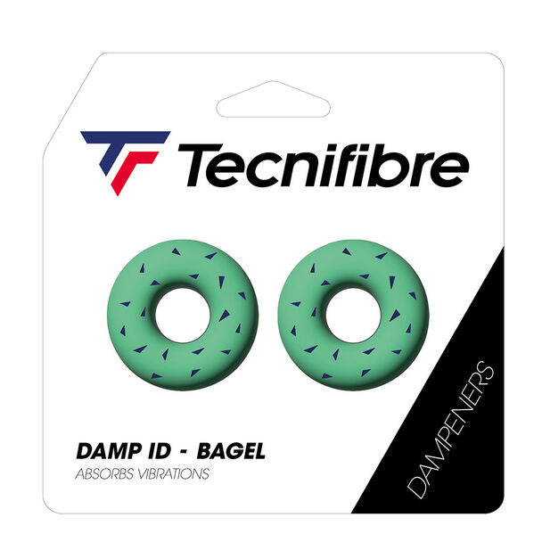 Tecnifibre Bagel Dampener ID - 2 Pack Tennis Racquet Dampeners 