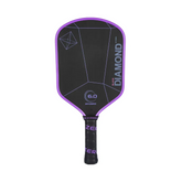 Six Zero 6.0 Black Diamond Power Pickleball Paddle Pickleball Paddles 