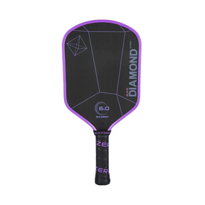 Six Zero 6.0 Black Diamond Power Pickleball Paddle Pickleball Paddles 