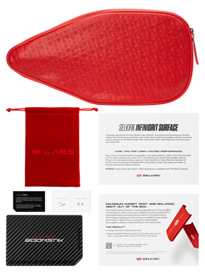 Selkirk LABS Project Boomstik Elongated Pickleball Paddle - Soft Case