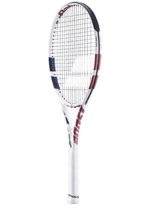 Babolst Boost Drive White (Strung) Tennis Racquet
