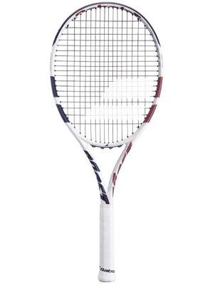 Babolst Boost Drive White (Strung) Tennis Racquet