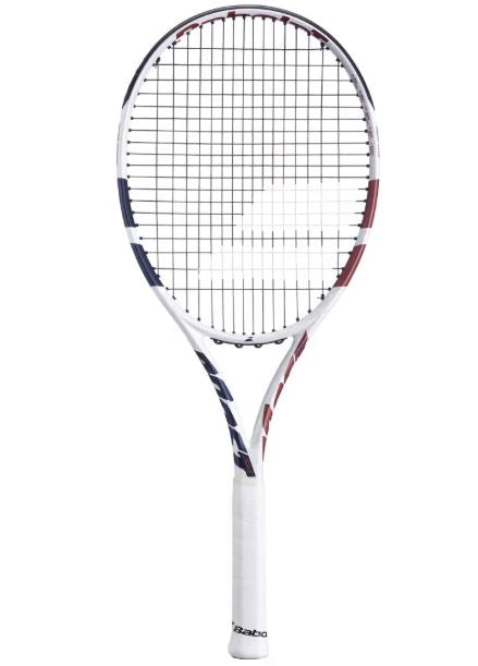 Babolst Boost Drive White (Strung) Tennis Racquet