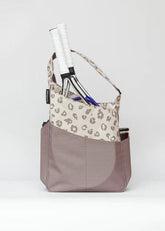 Maggie Mather Shoulder Safari Block Tennis Bag