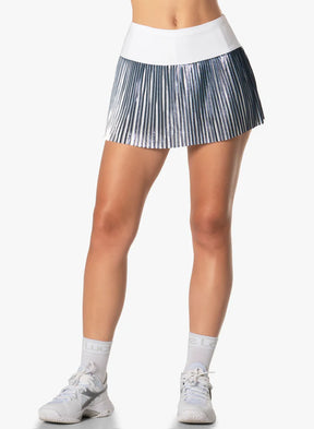 Lucky In Love Women's Dazzle Pleated Tennis Skirt Women's Clothing 