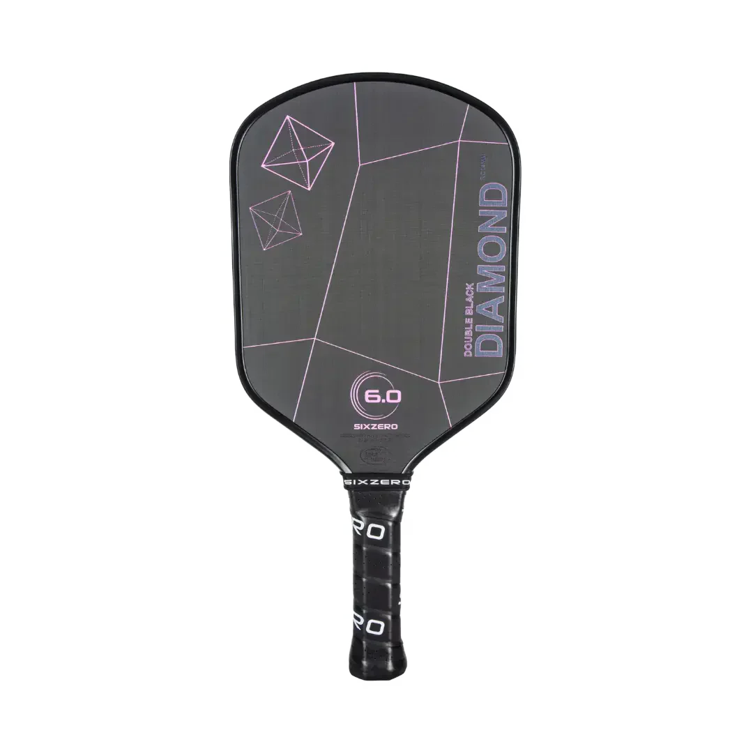 Six Zero 6.0 Double Black Diamond Control Pickleball Paddle