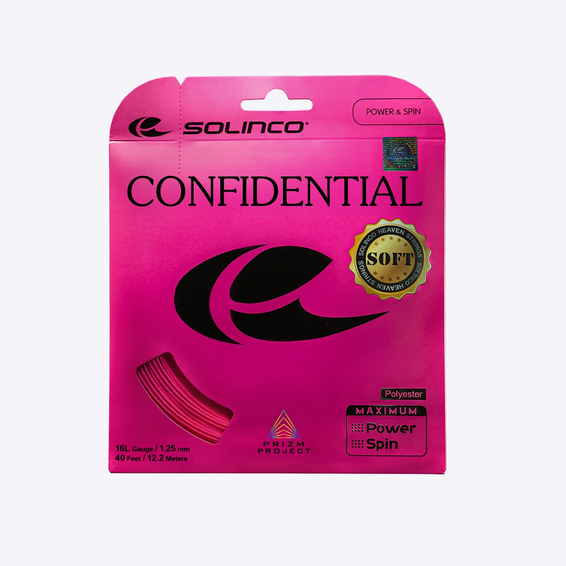 Solinco Confidential Soft Tennis String - Set Tennis Strings 