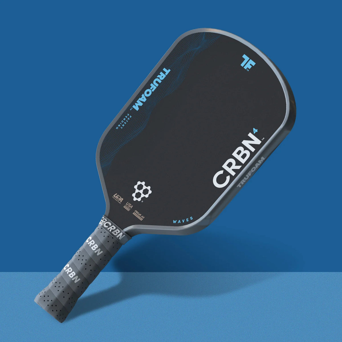 CRBN 4 TruFoam Waves (Hybrid, AeroCurve) Pickleball Paddle Pickleball Paddles 