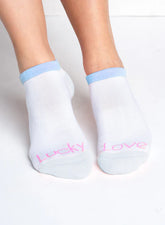 Lucky in Love Got The Blues Low Cut Socks  