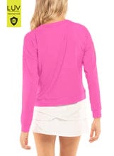 Lucky In Love Women's Tennis Long Sleeve (Semi-Fitted) - Hype L/S