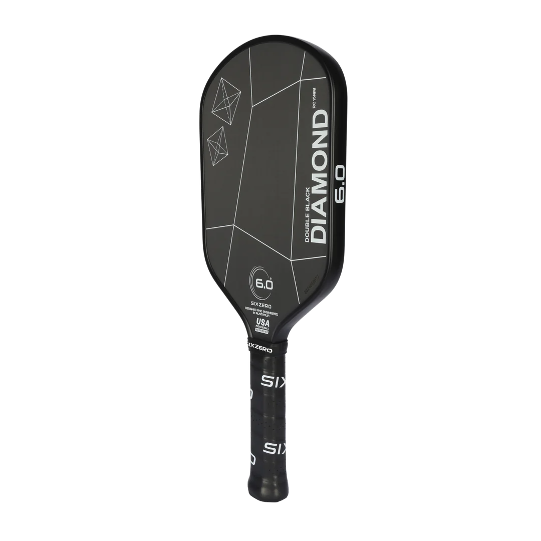 Six Zero Double Black Diamond Control  Elongated Pickleball Paddle