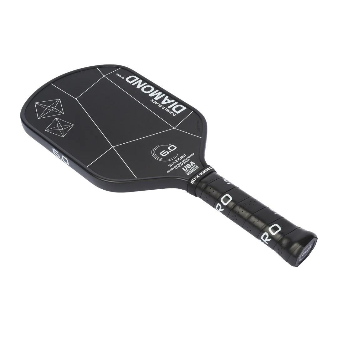 Six Zero Double Black Diamond Control  Elongated Pickleball Paddle Pickleball Paddles 