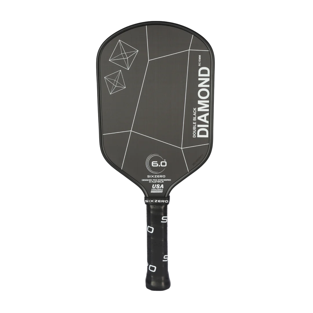 Six Zero Double Black Diamond Control  Elongated Pickleball Paddle