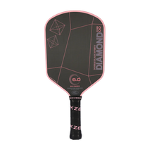 Six Zero 6.0 Infinity Edgeless Double Black Diamond Control Pickleball Paddle Pickleball Paddles 