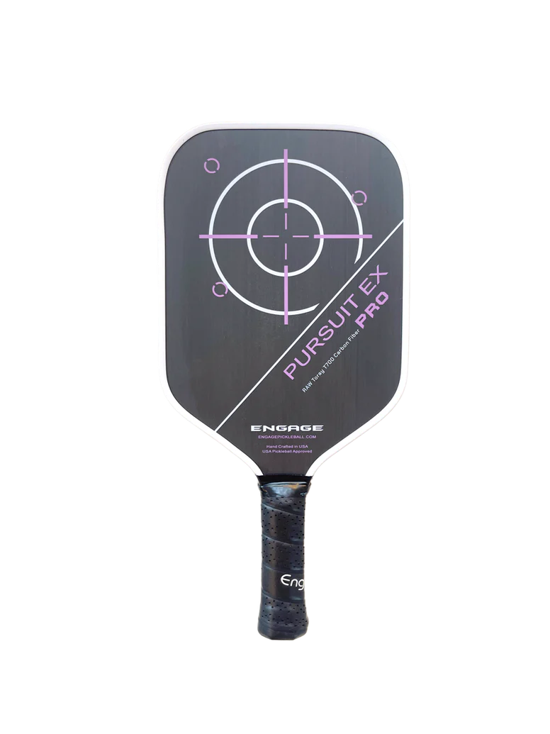 Engage Pursuit Pro EX Raw T700 Carbon Fiber Pickleball Paddle Pickleball Paddles 